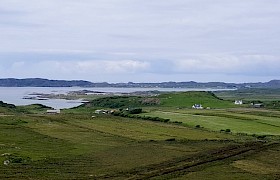 View of the coast from Tireragan