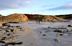 coastal walk knockvologan beach