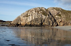 Rock refections Knockvologan beach