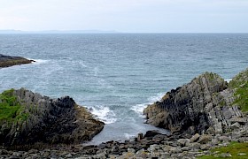 Coastline below Scoor Cave